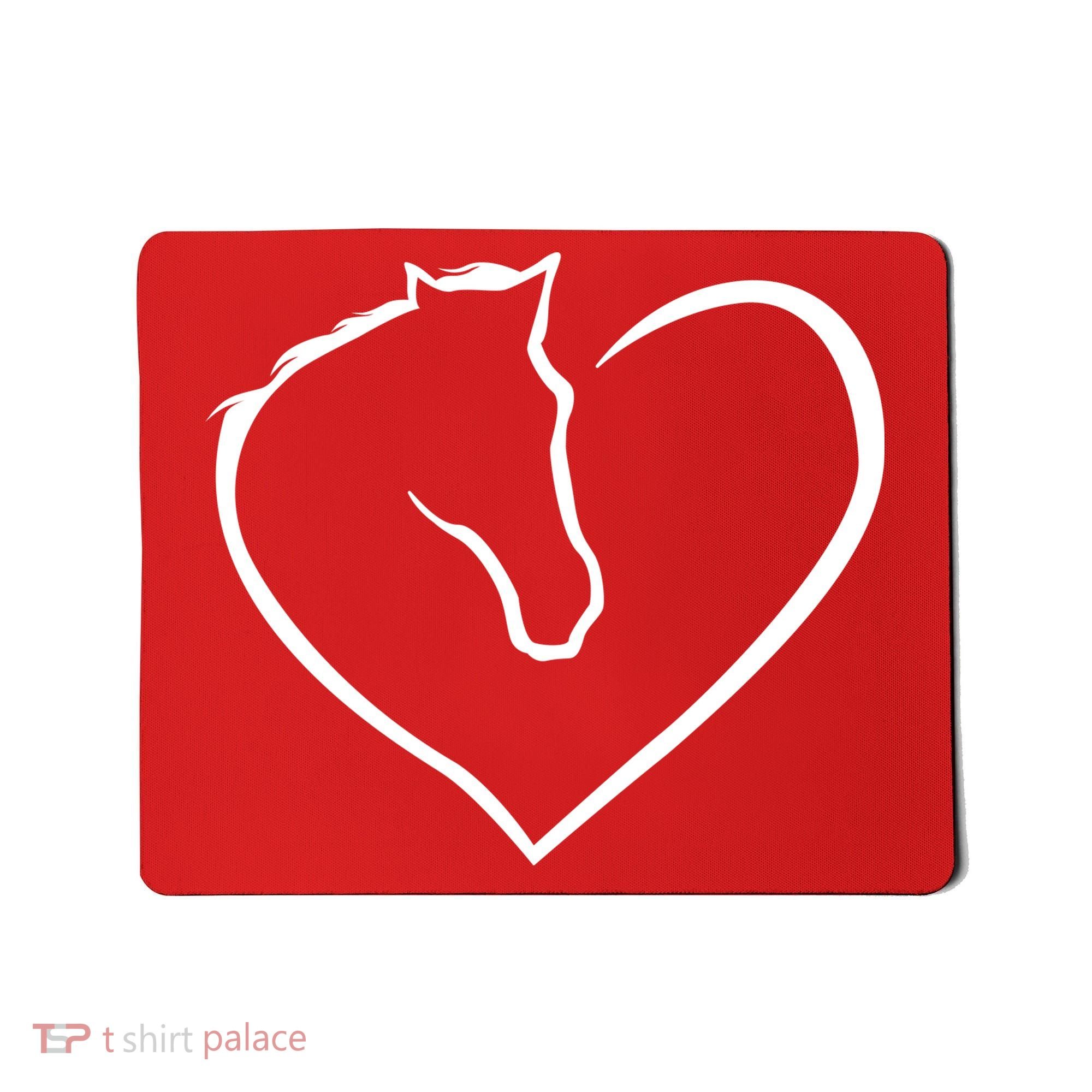 Horse Heart Logo Mousepad