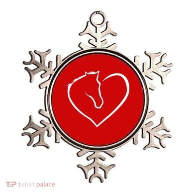 Horse Heart Logo Ornament