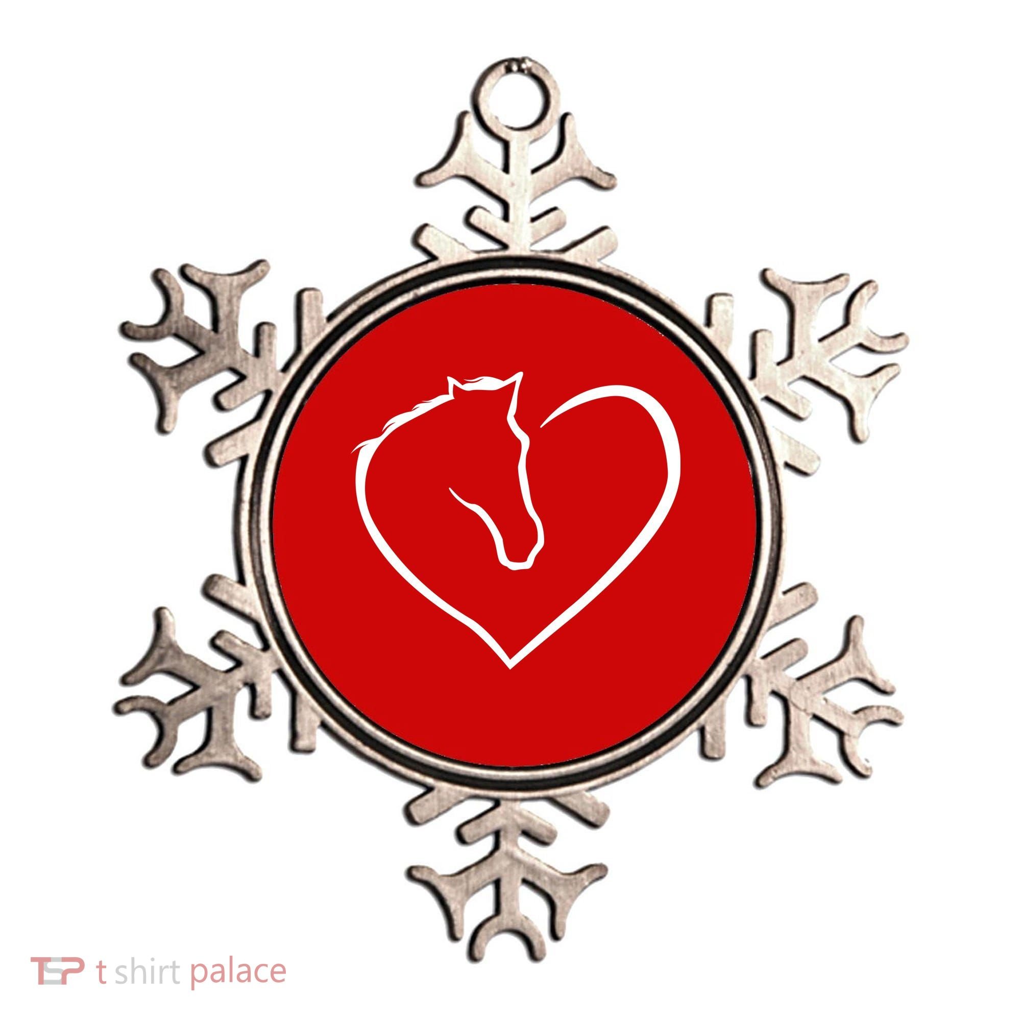 Horse Heart Logo Ornament