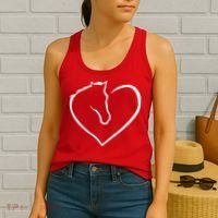 Horse Heart Logo Women's Tank Top thumb 2