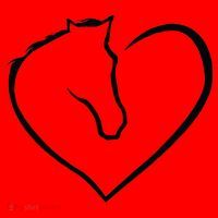Horse Heart Logo Santa Hat thumb 1
