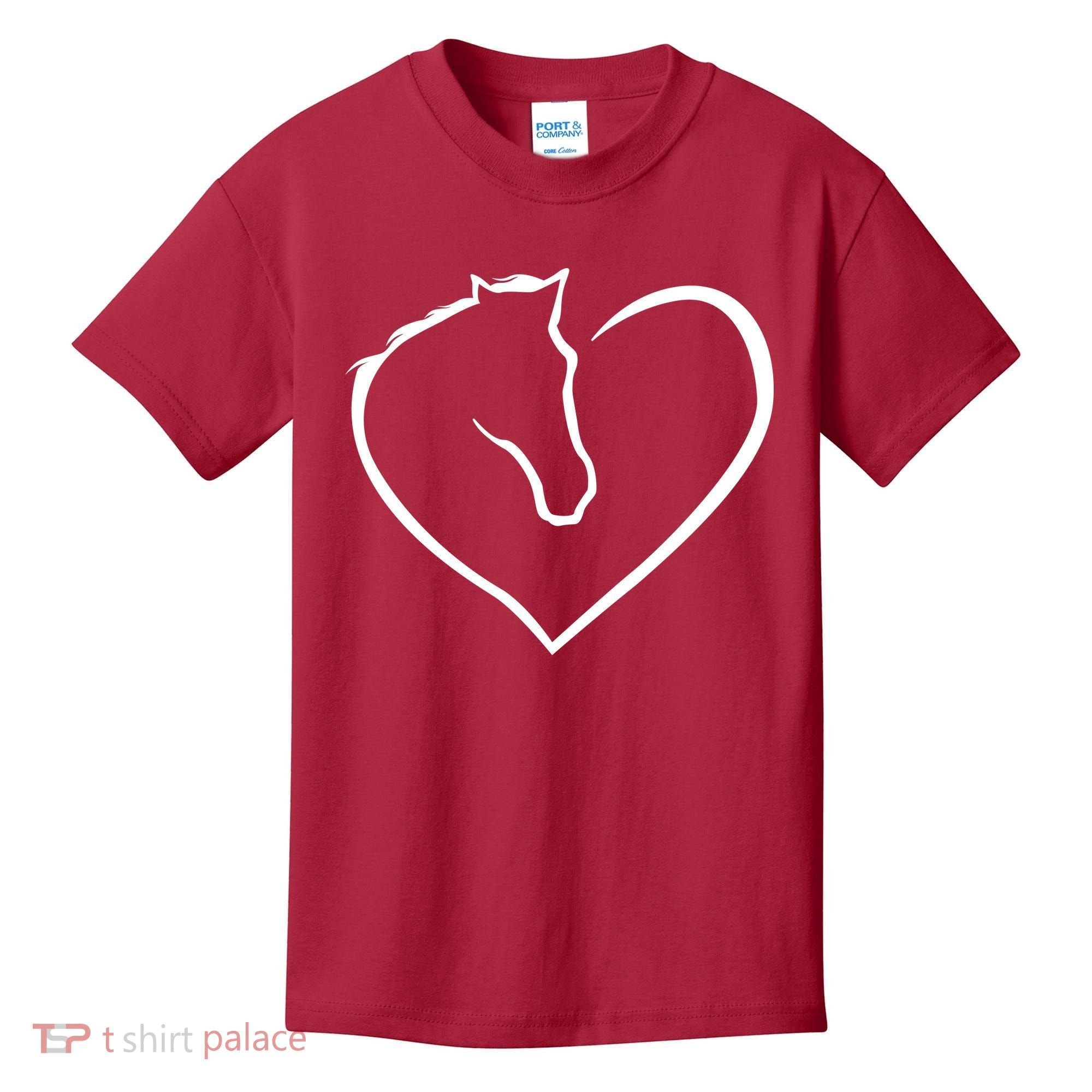 Horse Heart Logo Kids T-Shirt