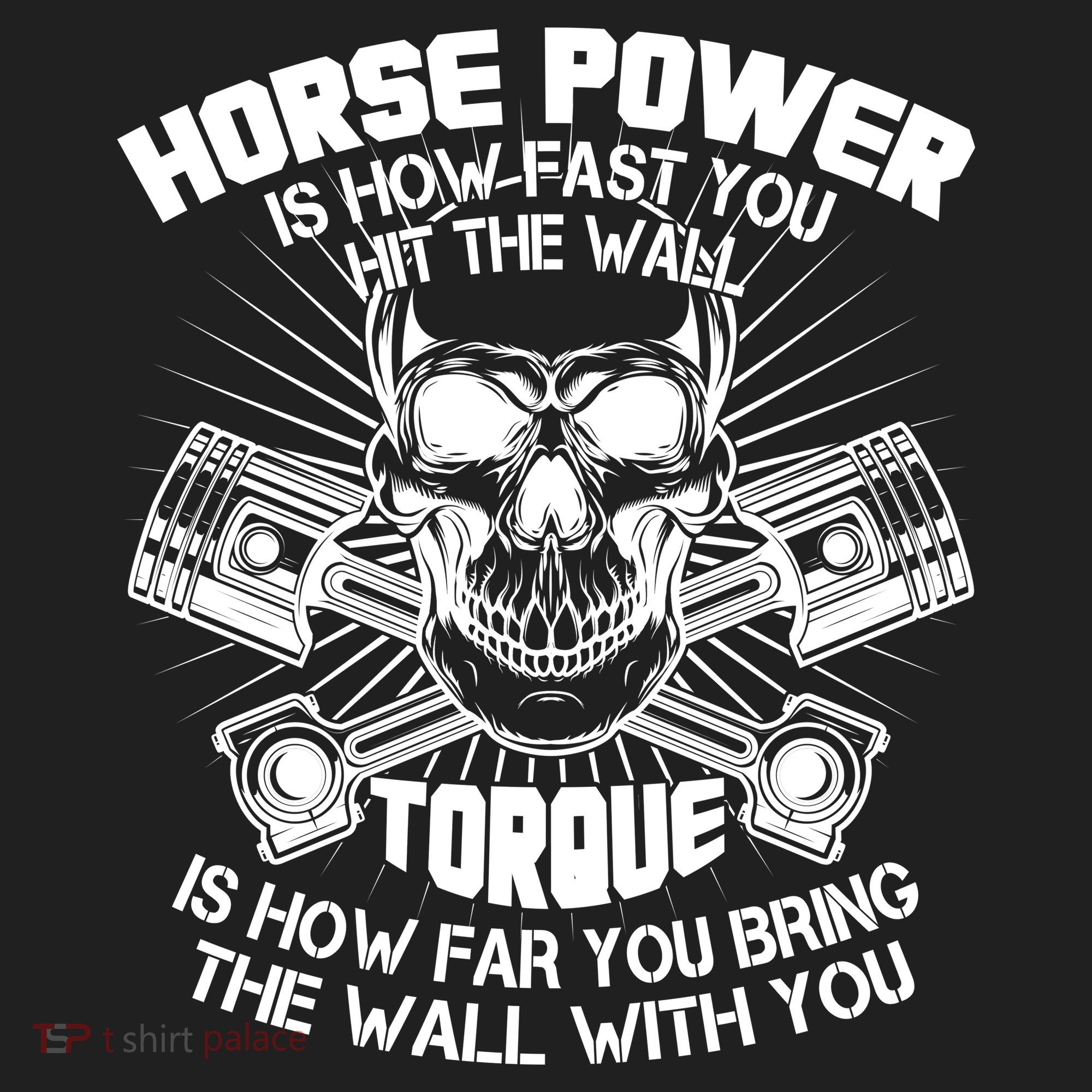 Horse Power Torque Skull Women's Sweatshirt