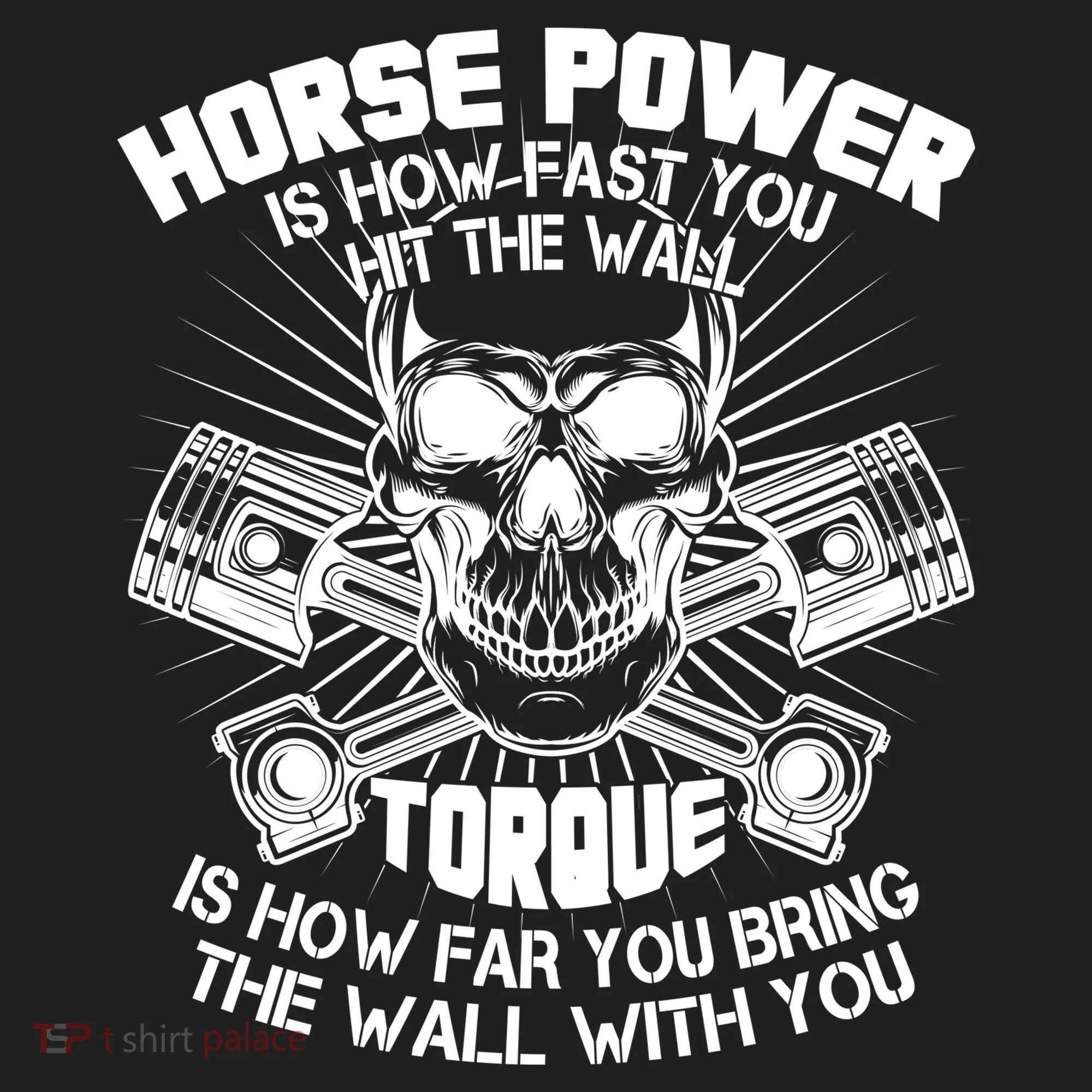 Horse Power Torque Skull Women's Sweatshirt