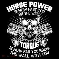Horse Power Torque Skull Women's Hoodie thumb 2