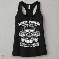 Horse Power Torque Skull Women's Tank Top thumb 3