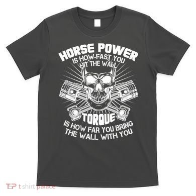 Horse Power Torque Skull T-Shirt
