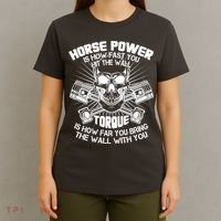 Horse Power Torque Skull T-Shirt thumb 4