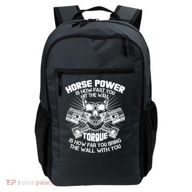 Horse Power Torque Skull Backpack