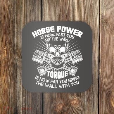 Horse Power Torque Skull Coaster