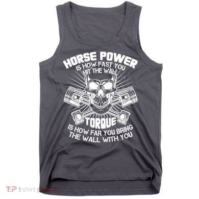 Horse Power Torque Skull Tank Top
