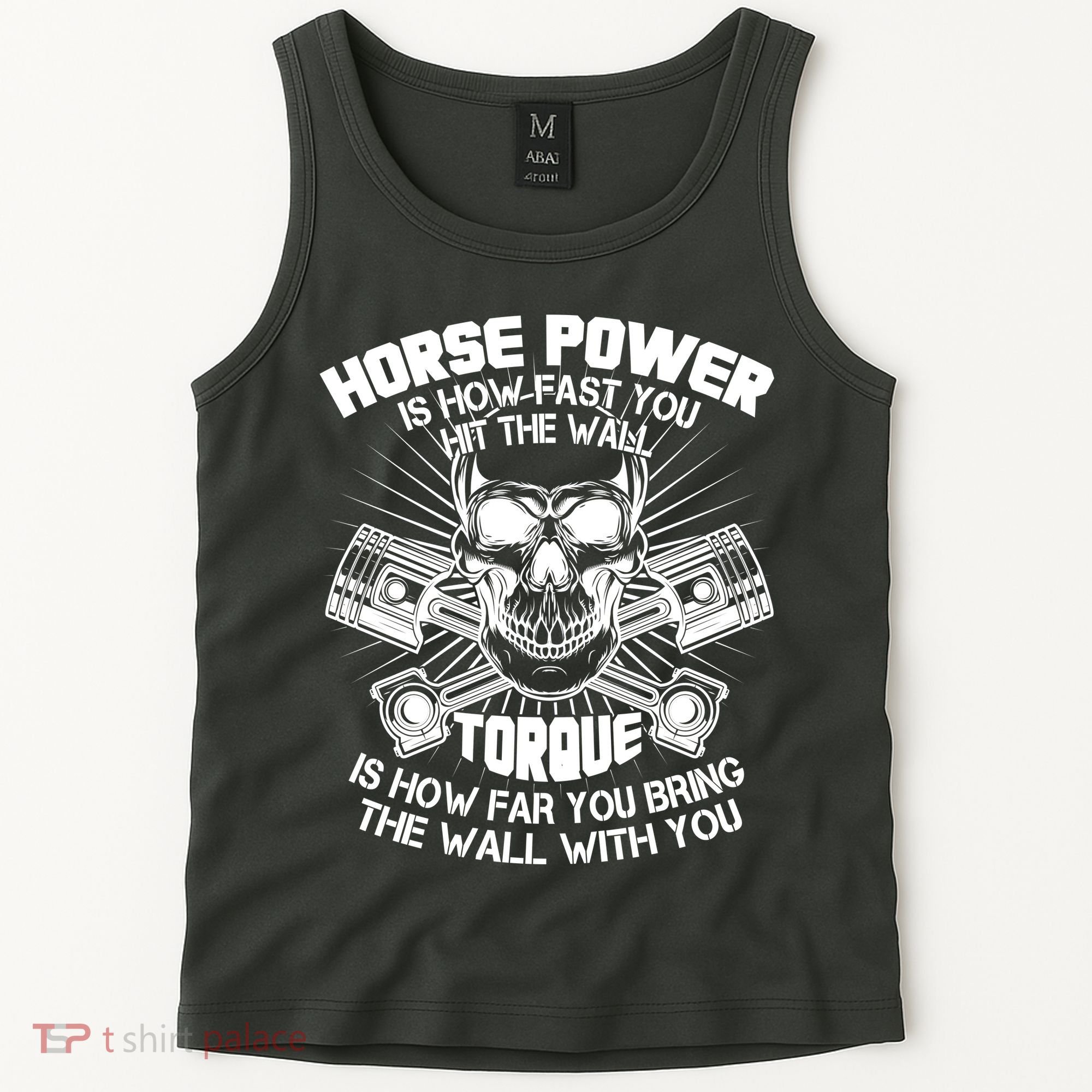 Horse Power Torque Skull Tank Top