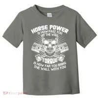 Horse Power Torque Skull Toddler T-Shirt thumb 0