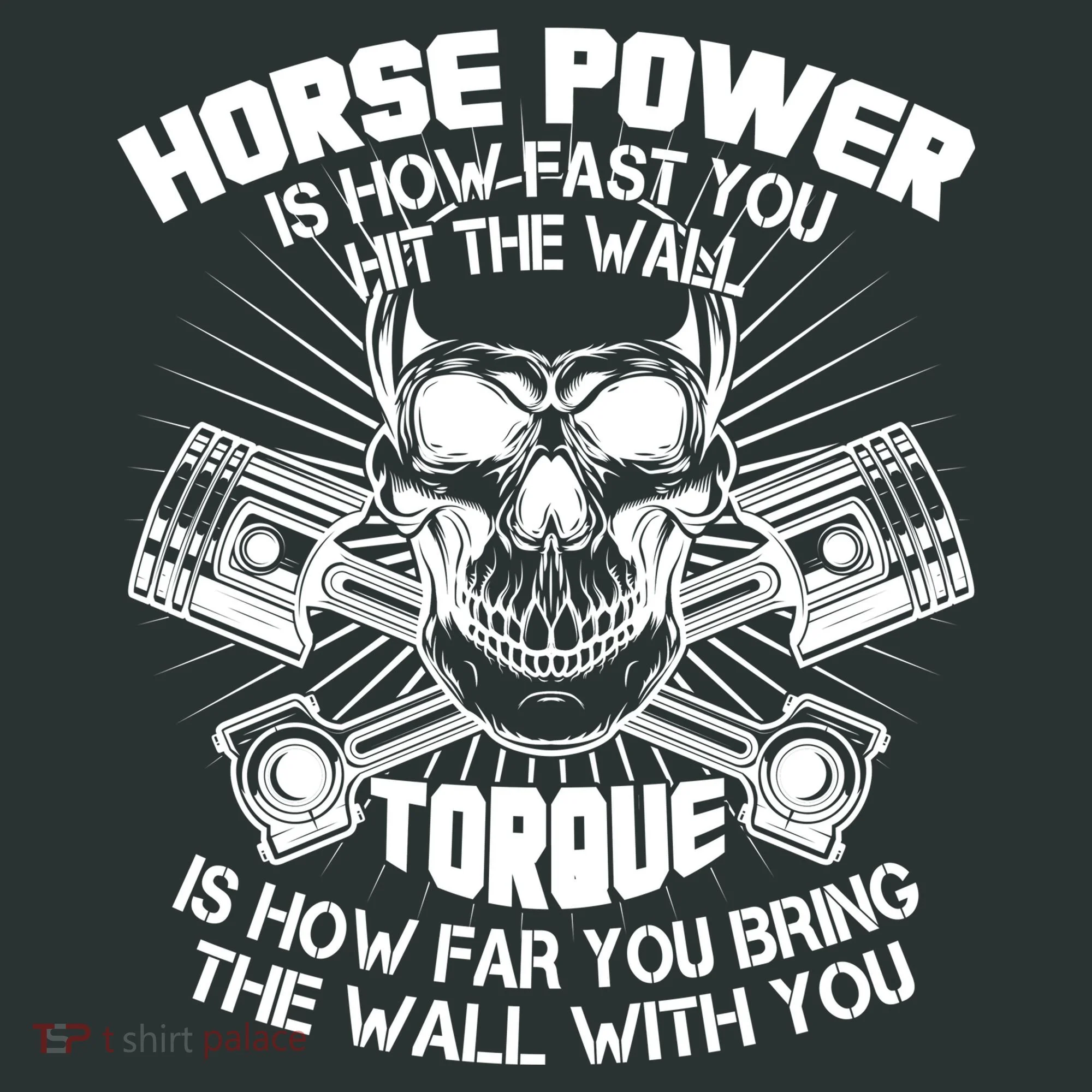 Horse Power Torque Skull Toddler T-Shirt
