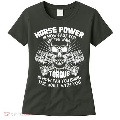 Horse Power Torque Skull Women's T-Shirt