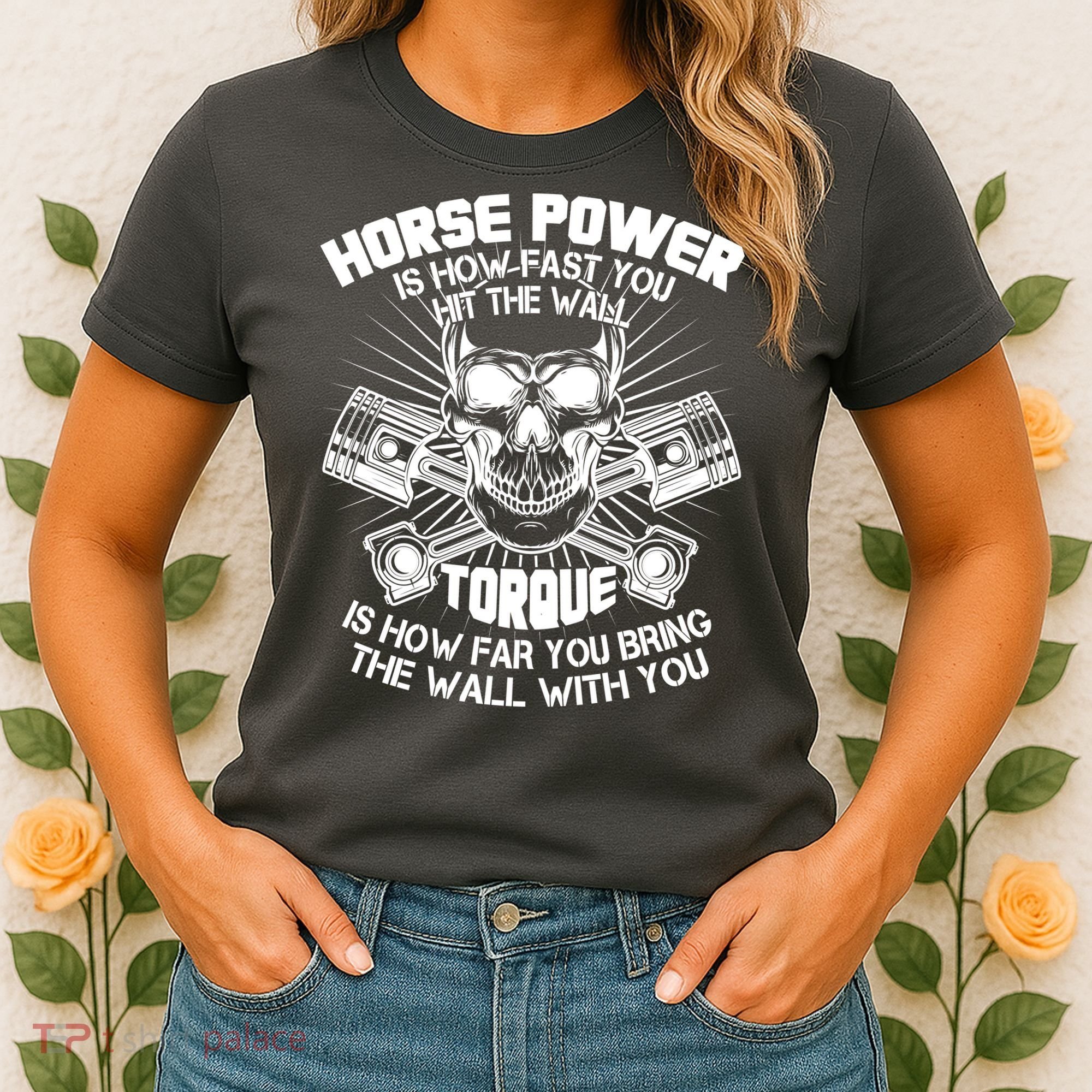 Horse Power Torque Skull Women's T-Shirt