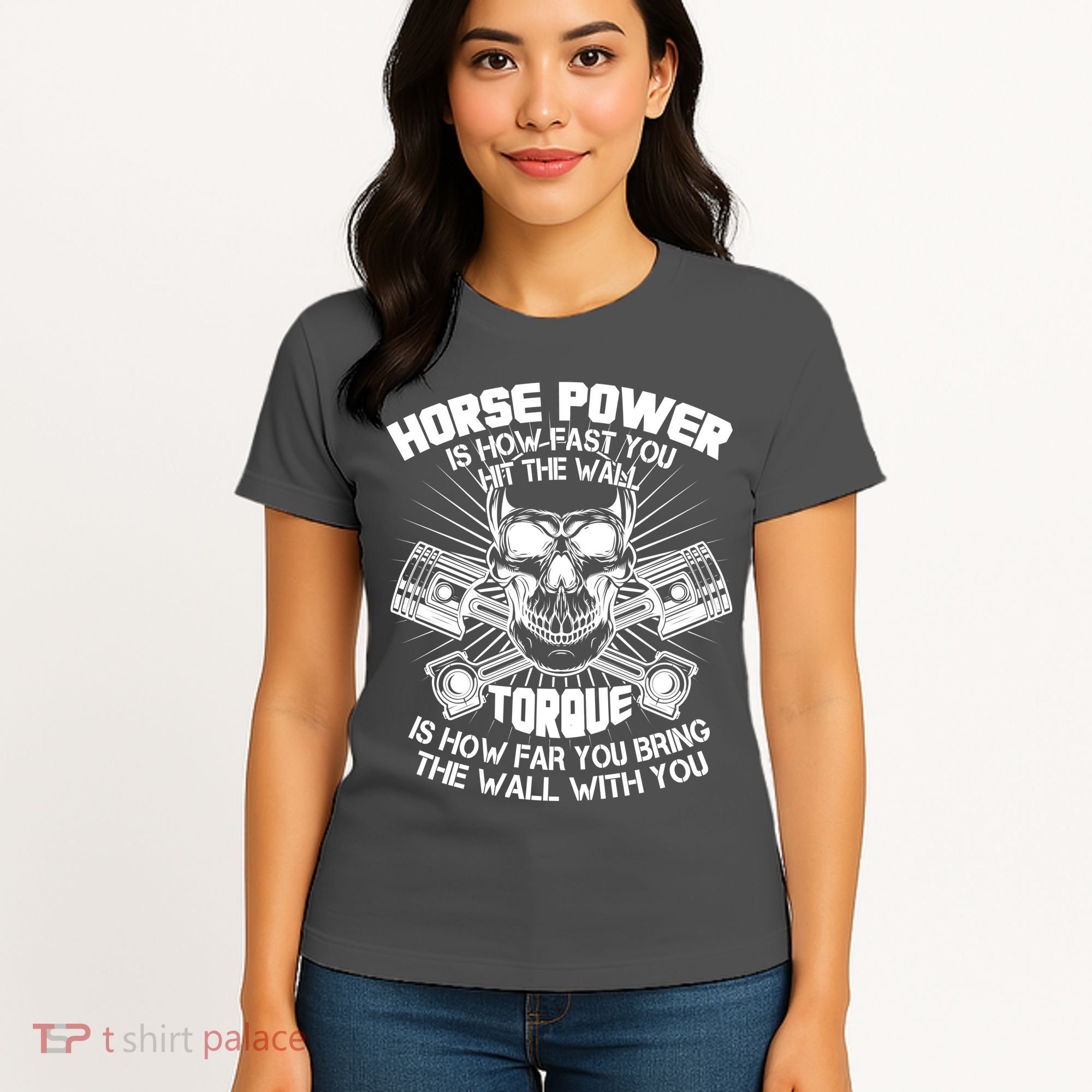 Horse Power Torque Skull Women's T-Shirt