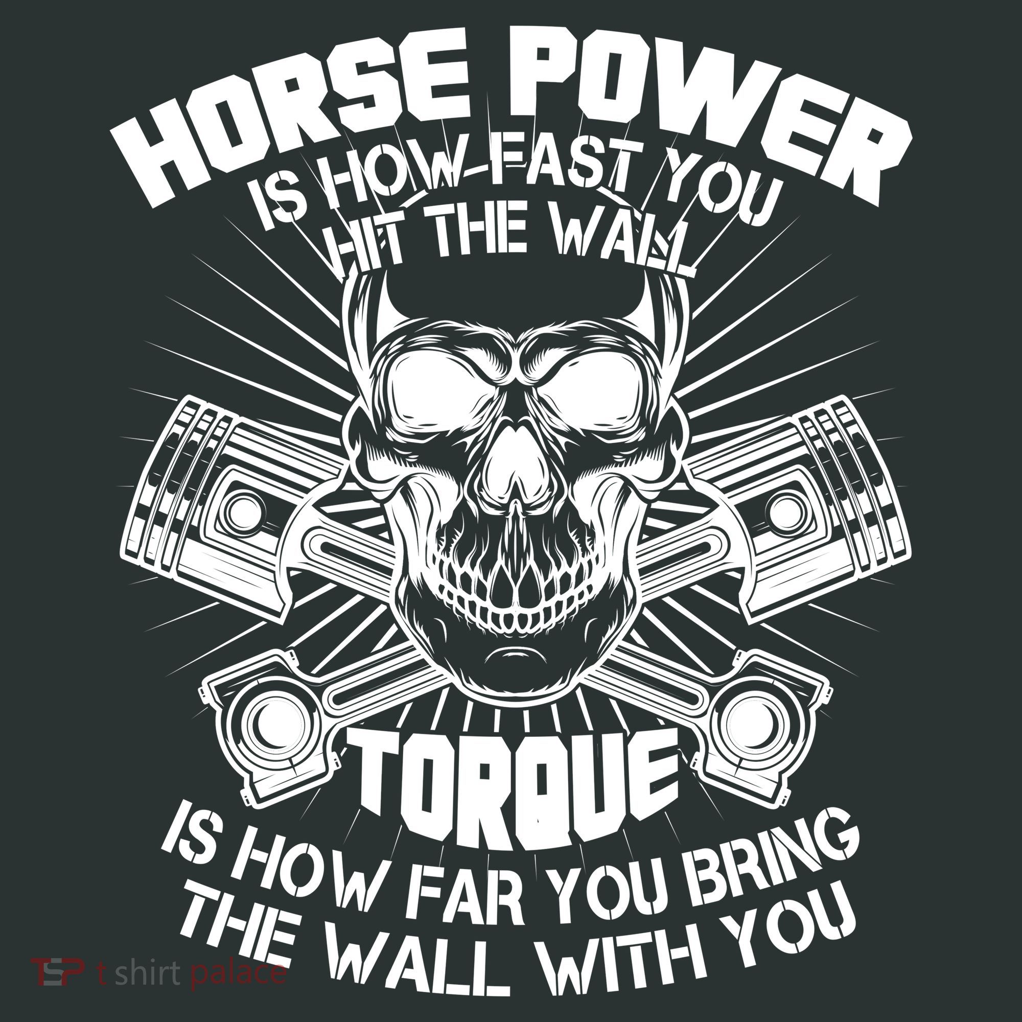 Horse Power Torque Skull Women's T-Shirt
