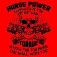 Horse Power Torque Skull Santa Hat thumb 1