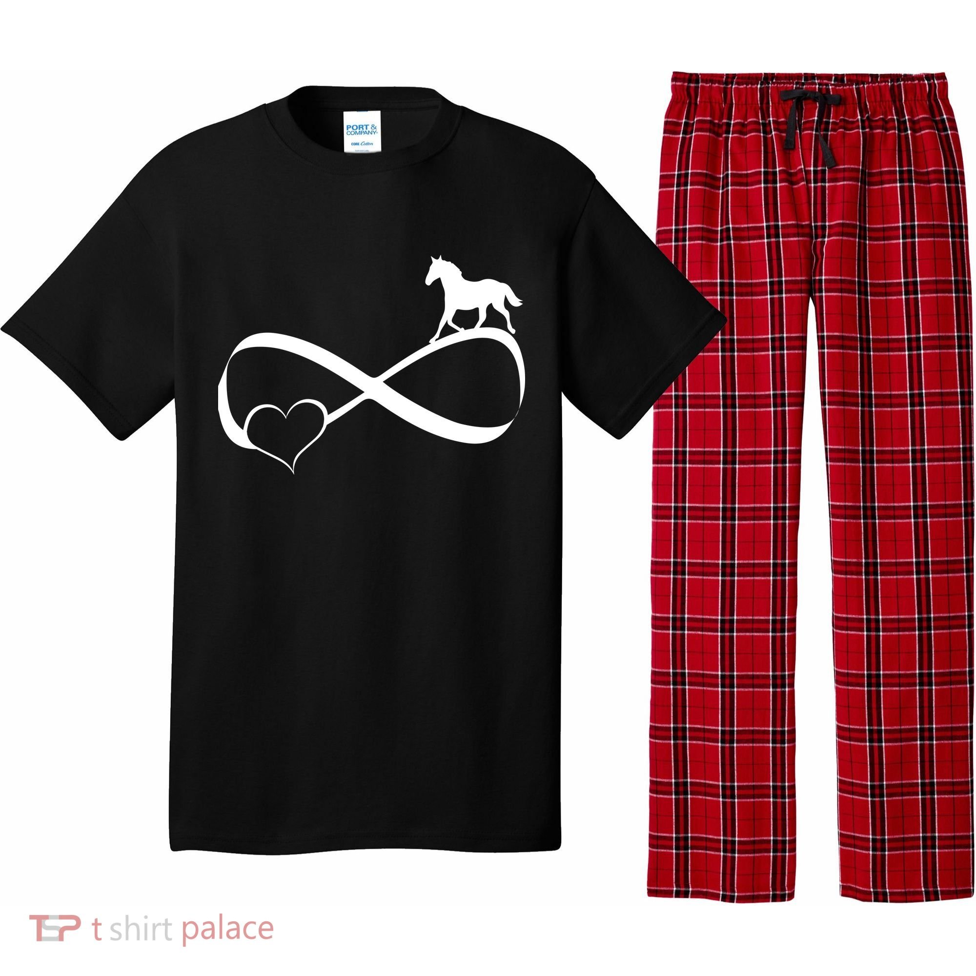 Horse Ribbon Of Love Pajama Set