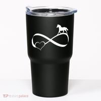 Horse Ribbon Of Love Tumbler thumb 0