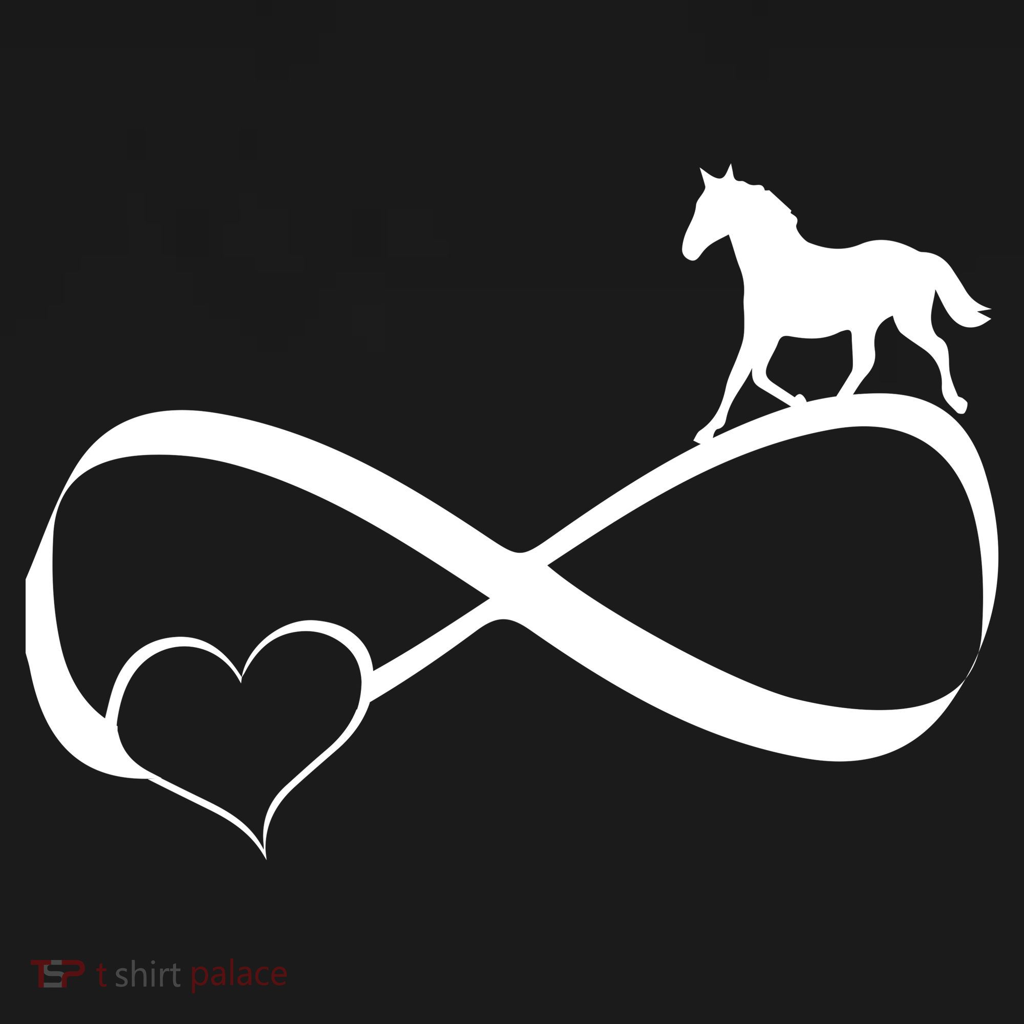 Horse Ribbon Of Love Women's Tank Top