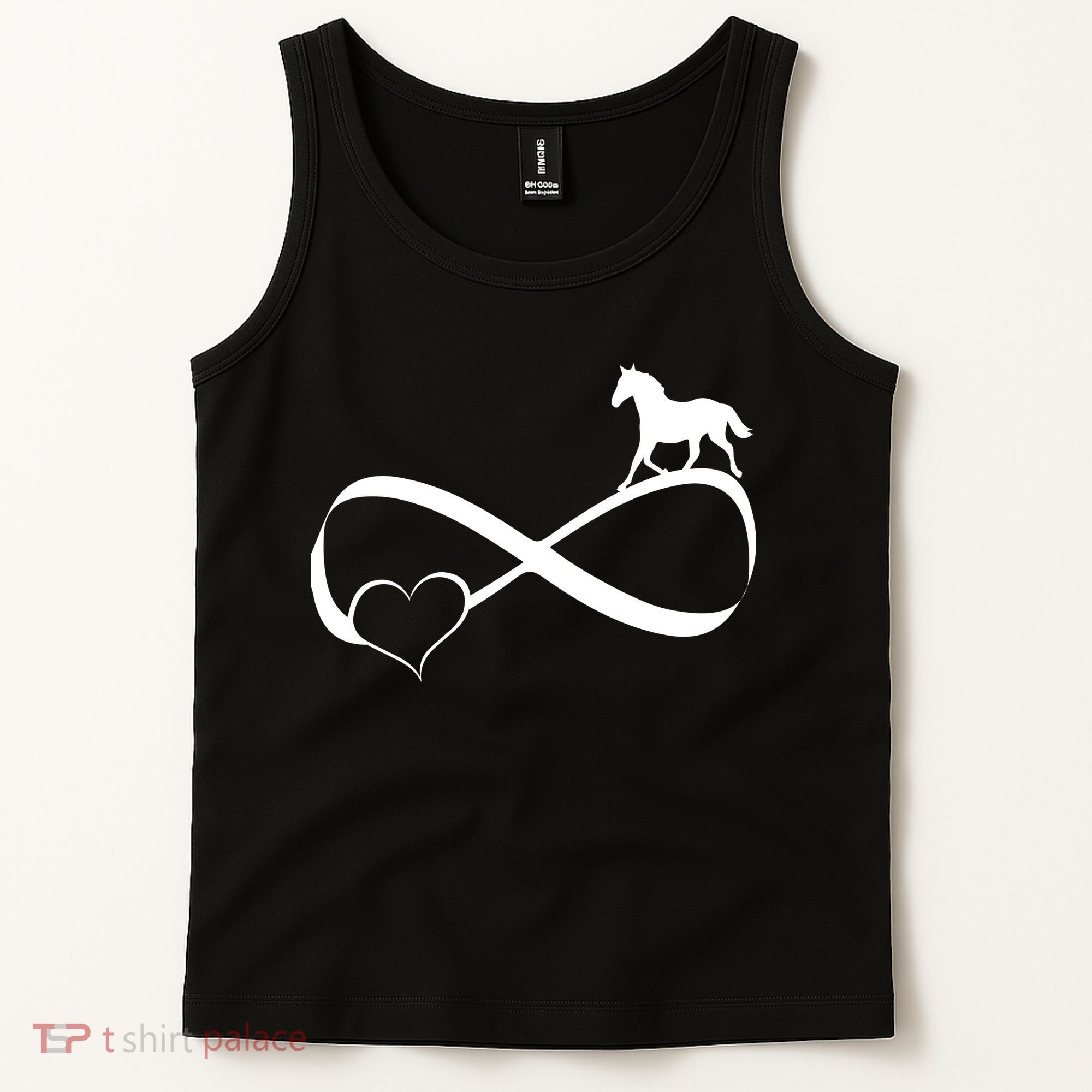 Horse Ribbon Of Love Tank Top