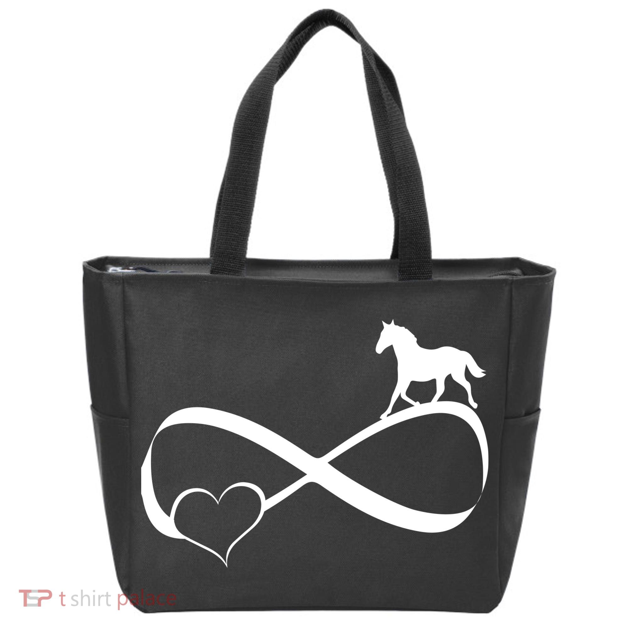 Horse Ribbon Of Love Tote Bag