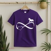 Horse Ribbon Of Love T-Shirt thumb 2