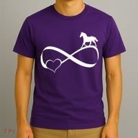 Horse Ribbon Of Love T-Shirt thumb 3