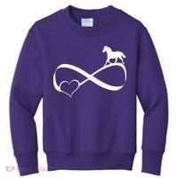 Horse Ribbon Of Love Kids Sweatshirt thumb 0