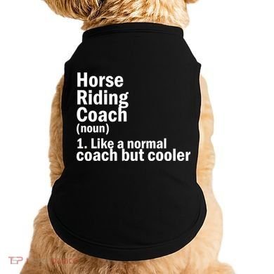 Horse Riding Coach Doggie Tank