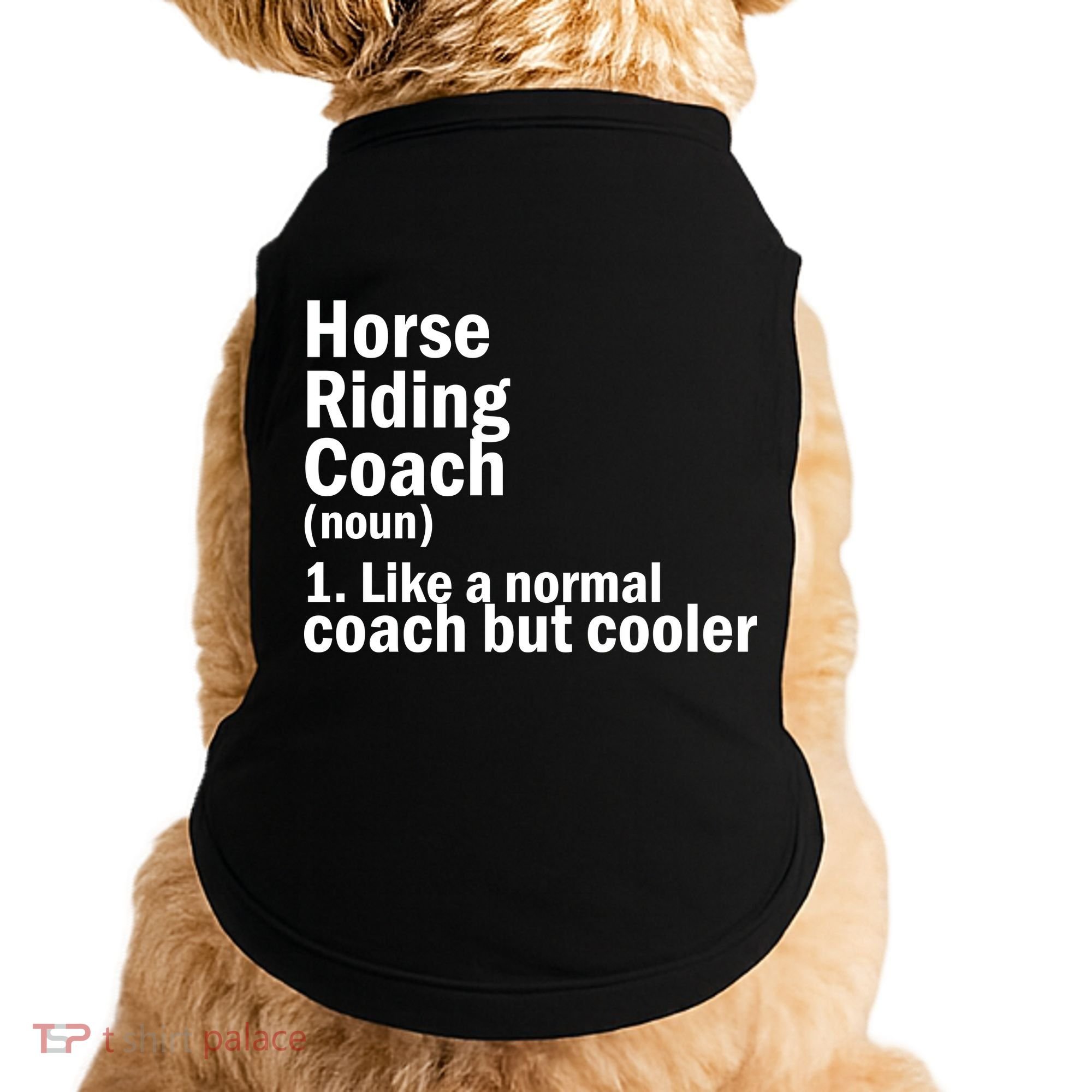 Horse Riding Coach Doggie Tank