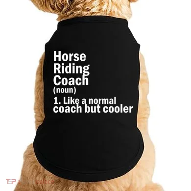 Horse Riding Coach Doggie Tank