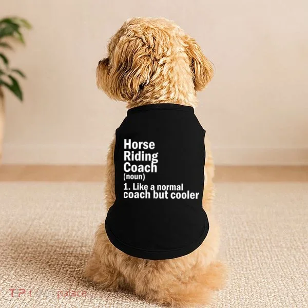 Horse Riding Coach Doggie Tank