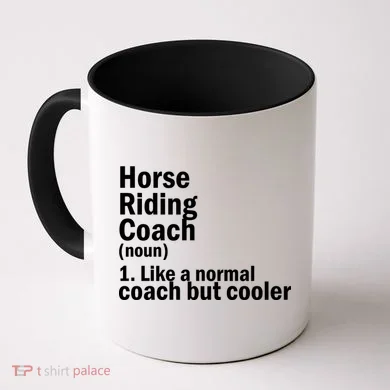 Horse Riding Coach Coffee Mug