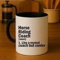 Horse Riding Coach Coffee Mug thumb 4