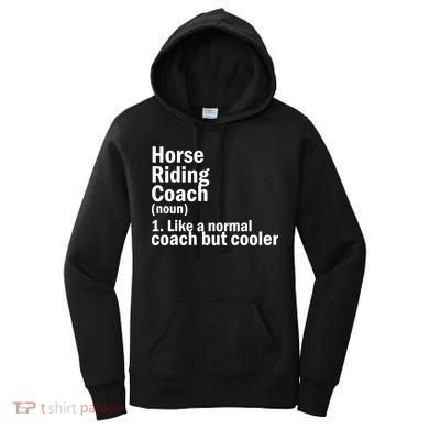 Horse Riding Coach Women's Hoodie
