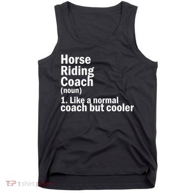 Horse Riding Coach Tank Top