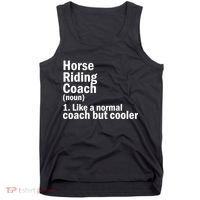 Horse Riding Coach Tank Top thumb 0