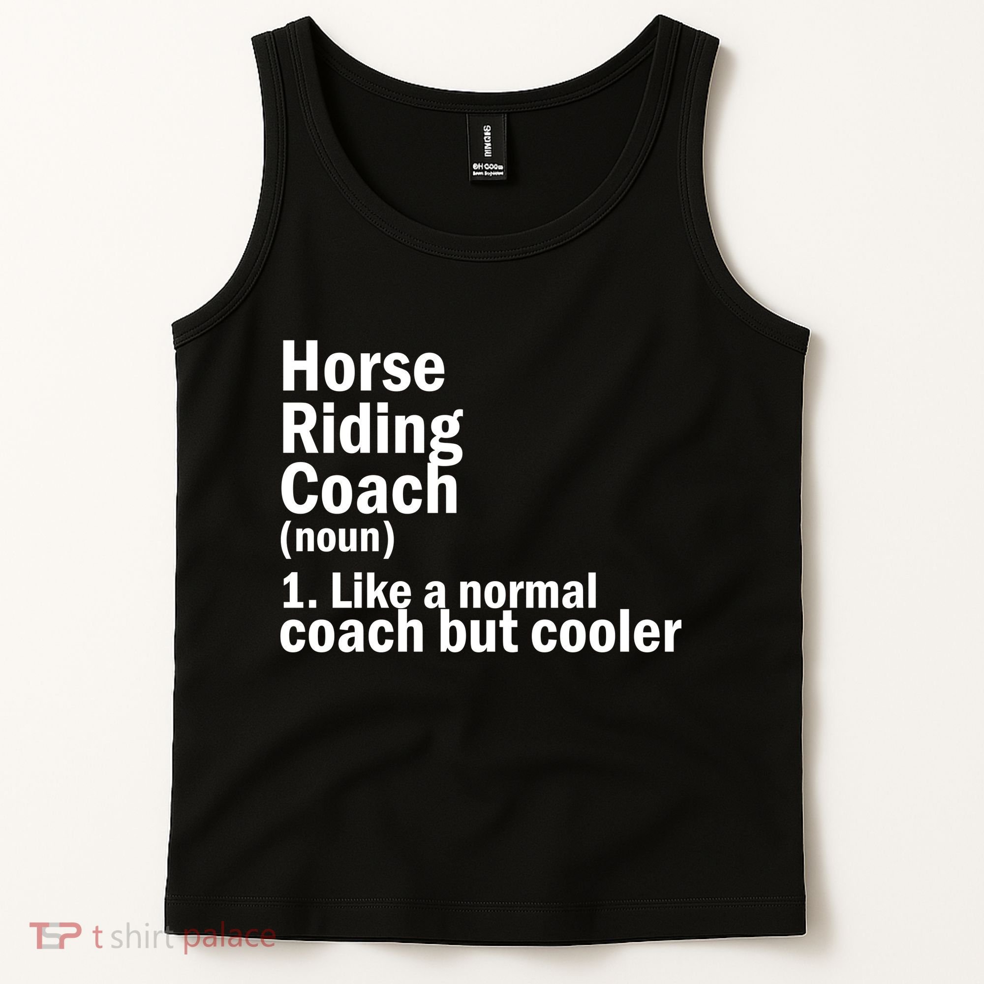 Horse Riding Coach Tank Top