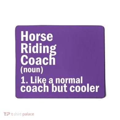 Horse Riding Coach Mousepad