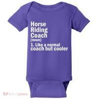 Horse Riding Coach Baby Bodysuit thumb 0