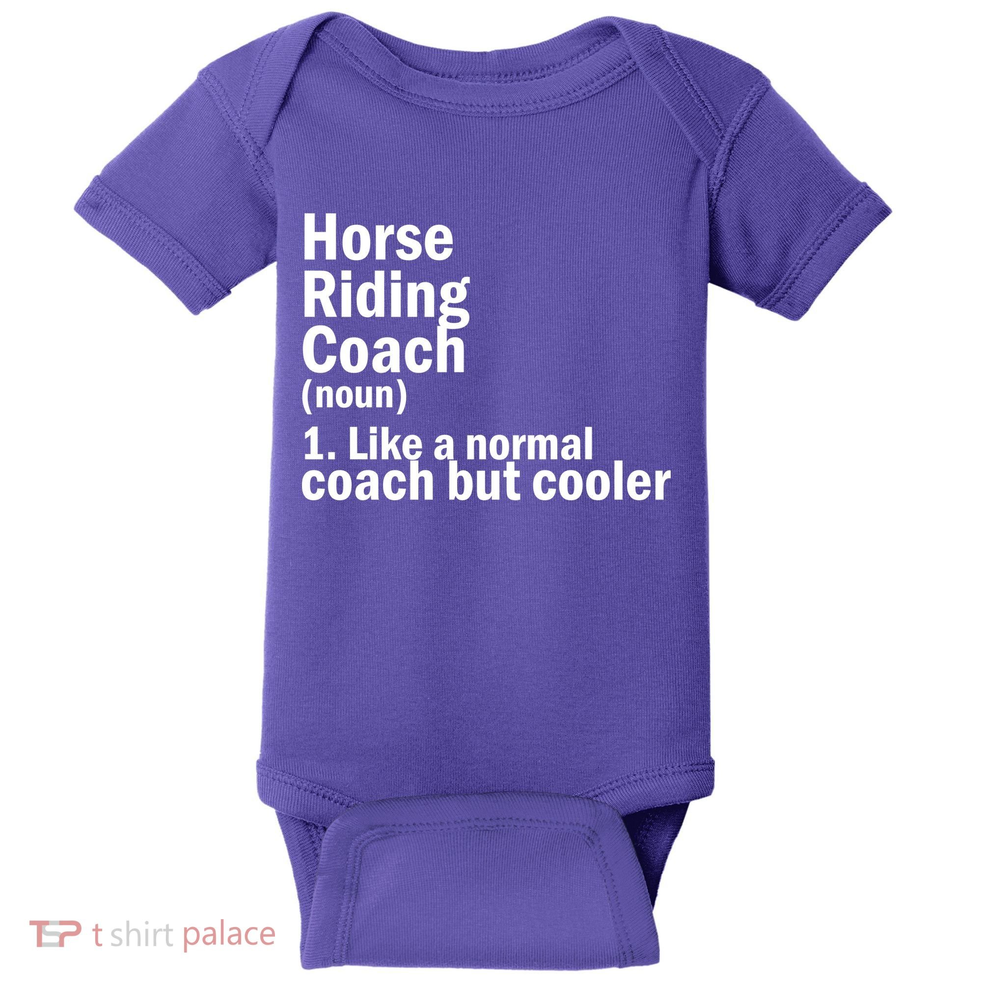 Horse Riding Coach Baby Bodysuit