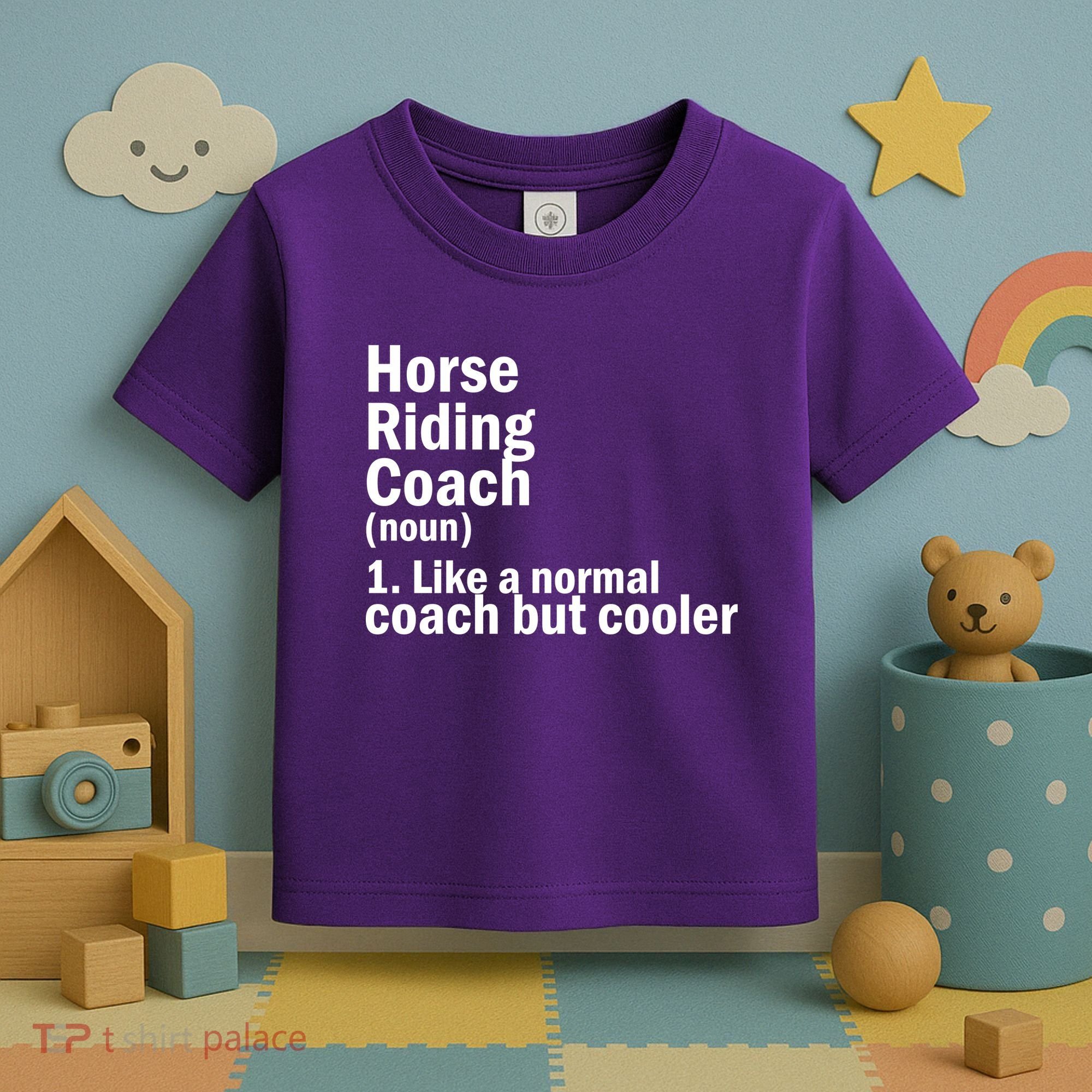 Horse Riding Coach Toddler T-Shirt