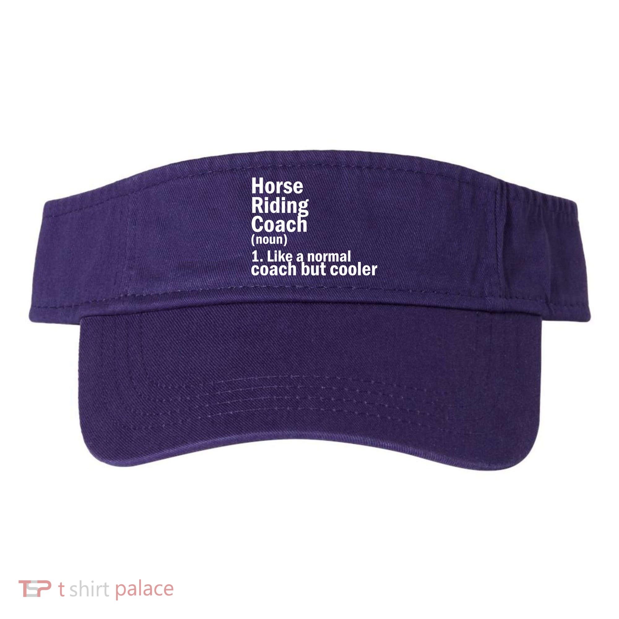 Horse Riding Coach Visor