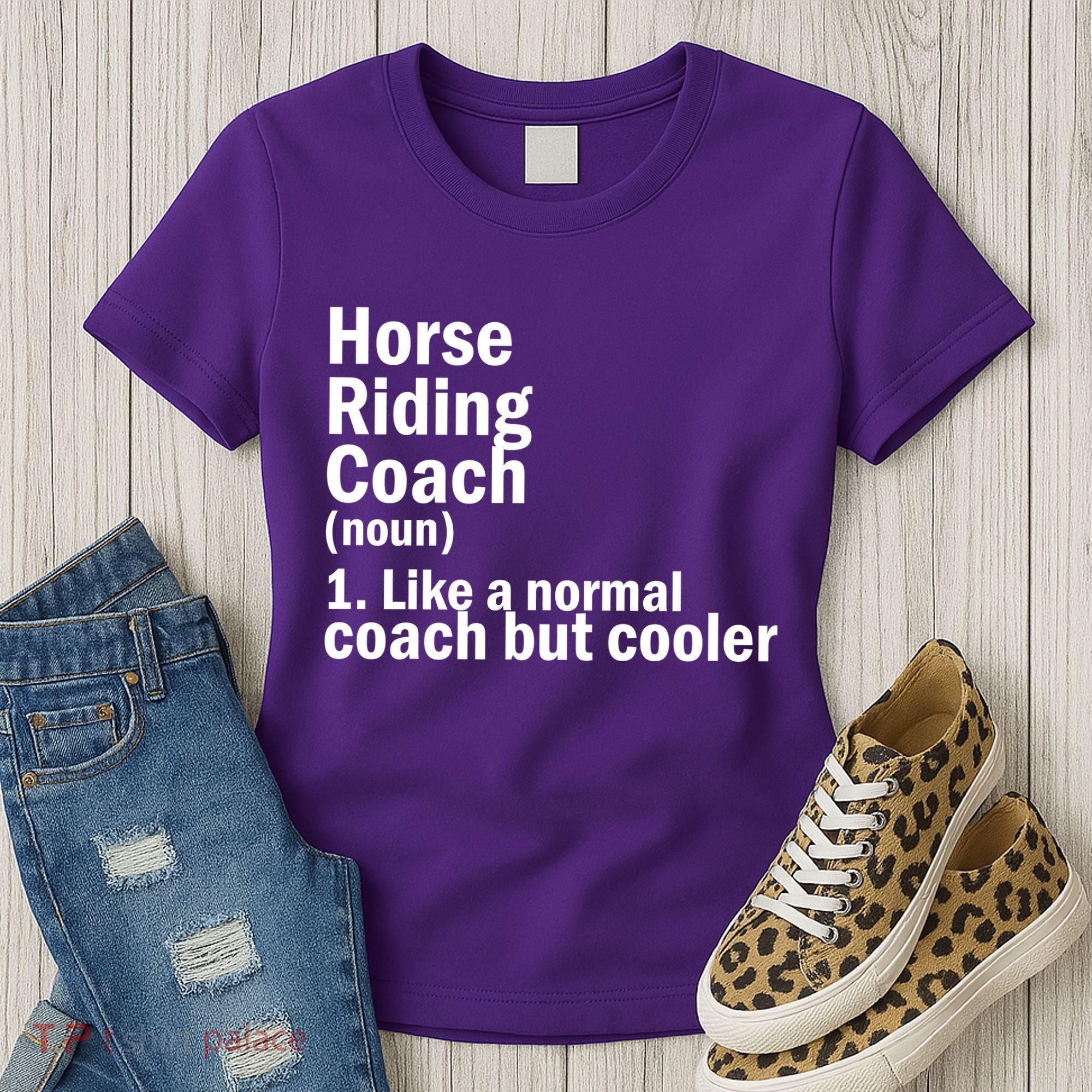 Horse Riding Coach Women's T-Shirt