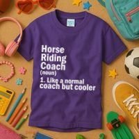 Horse Riding Coach Kids T-Shirt thumb 3