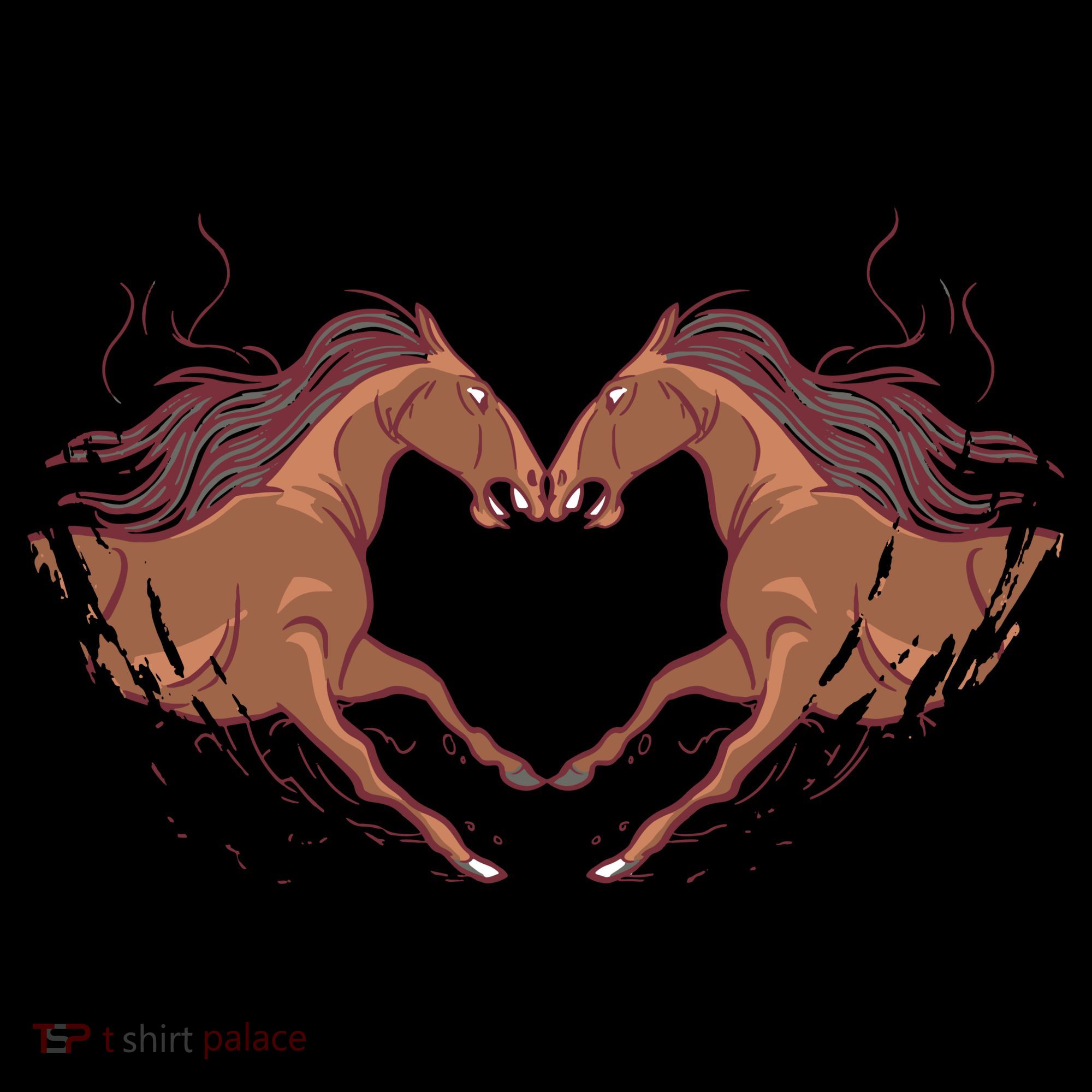Horse Shaped Heart Coaster