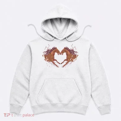 Horse Shaped Heart Hoodie
